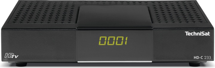 TechniSat HD-C 233 DVB-C Receiver schwarz (DVB-C, CI+ slot)