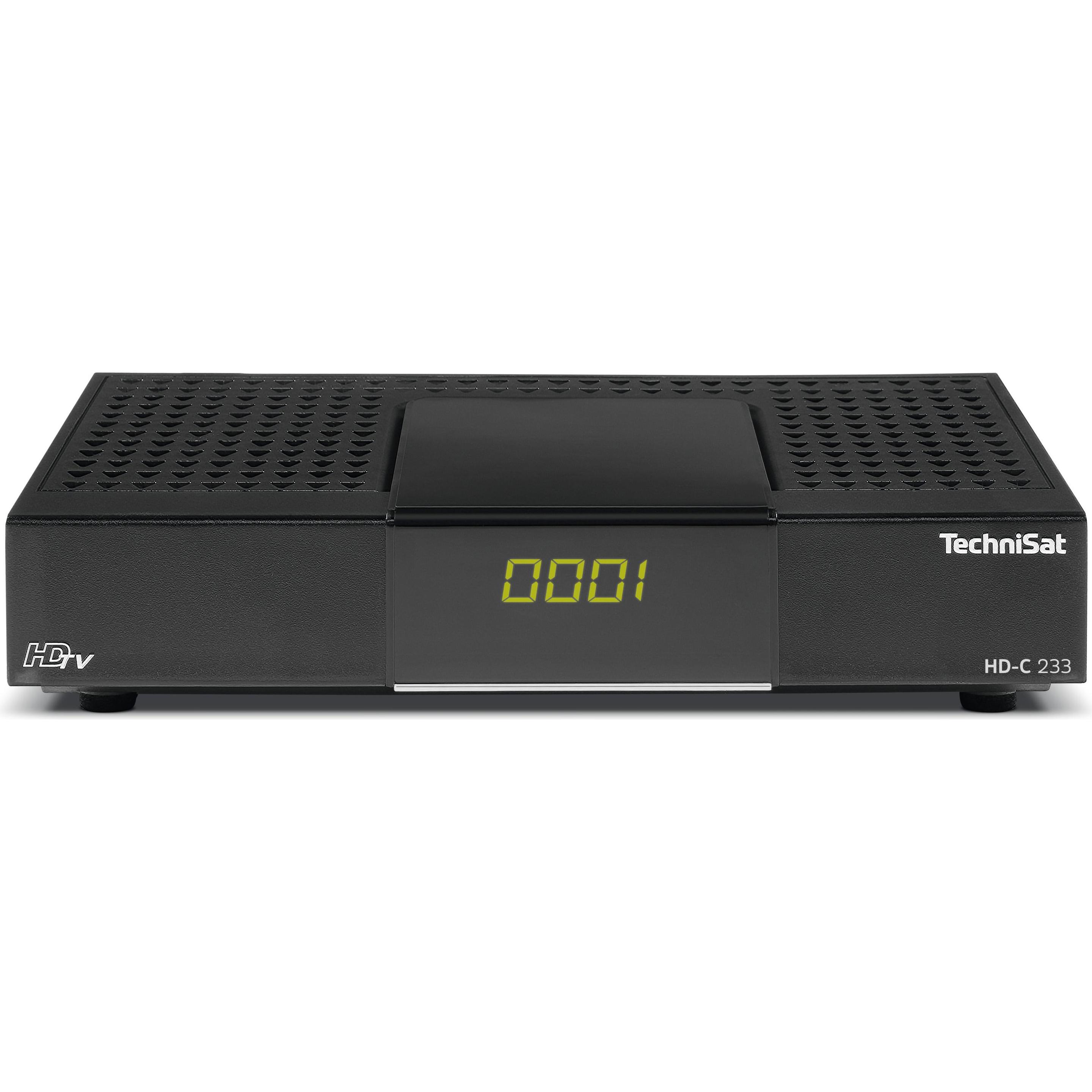 TechniSat Ricevitore HD-C 233 DVB-C (DVB-C), Ricevitore TV, Nero