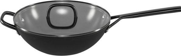Actual product image Zwilling Milano Wok mit Glasdeckel (Aluminium, Stainless steel, 30 x 16 cm)