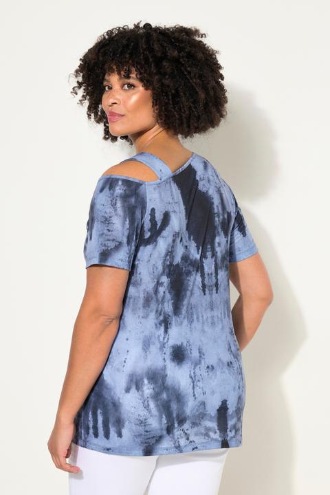 Actual product image Angel of Style T-shirt with batik print and shoulder cut-out (54)