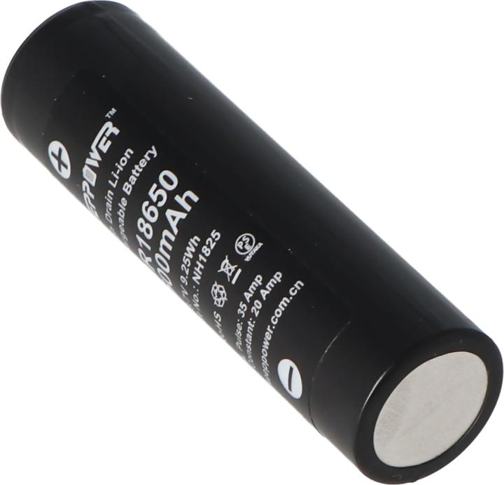 Produktbild Keeppower Akku IMR18650 Hochstromzelle (1 Stk., 18650, 2500 mAh)