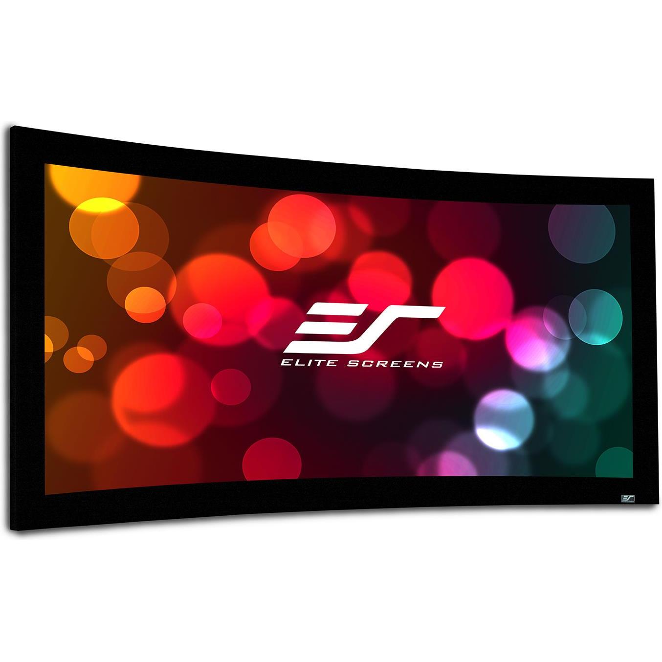 Elite Screens Lunette Curved (96", 21:9), Leinwand, Schwarz