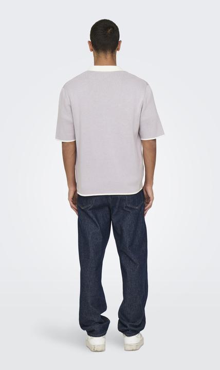 Image du produit Only & Sons ONSRUN Gestricktes Polo-Hemd Strickpullover (L)