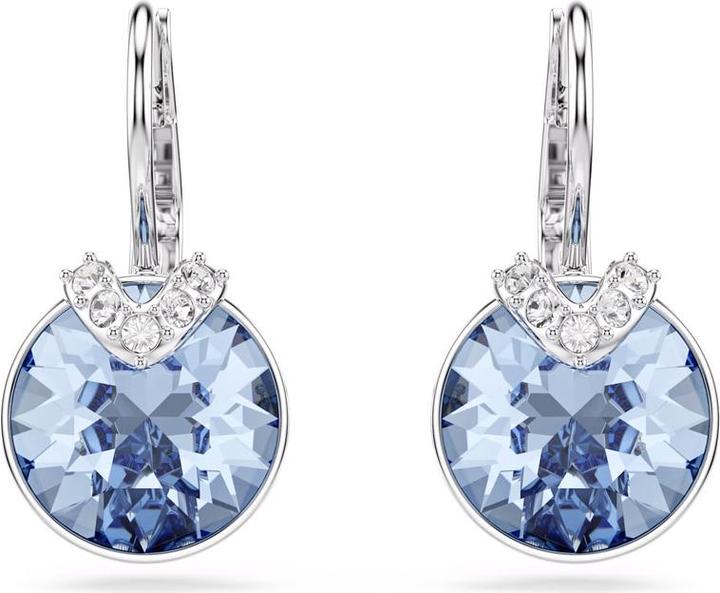 Immagine prodotto Swarovski Bella V Drop Ohrhänger Rundschliff Blau Rhodiniert (Metallo Swarovski)