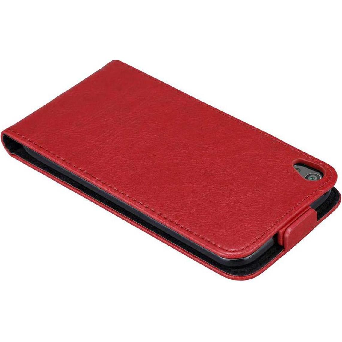Thumbnail - Cadorabo Flip wie Invisible Cover (Sony Xperia XA), Smartphone Hülle, Rot