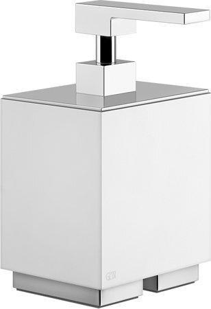 Actual product image Gessi Rettangolo accessories soap dispenser stand version, container white, 20837