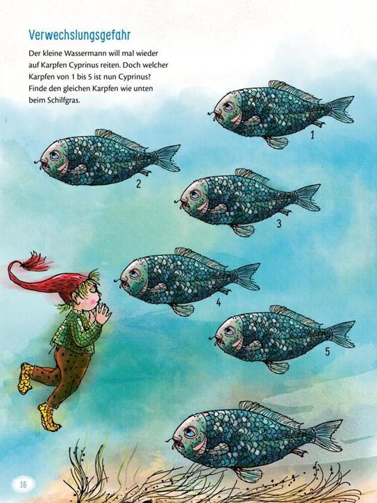 Produktbild Mein grosses Rätselbuch vom kleinen Wassermann (Deutsch, Mathias Weber, Otfried Preussler, 2021)