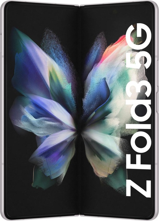 Actual product image Samsung Galaxy Z Fold3 5G EU (256 GB, Phantom silver, 7.60", SIM + eSIM, 12 Mpx, 5G)