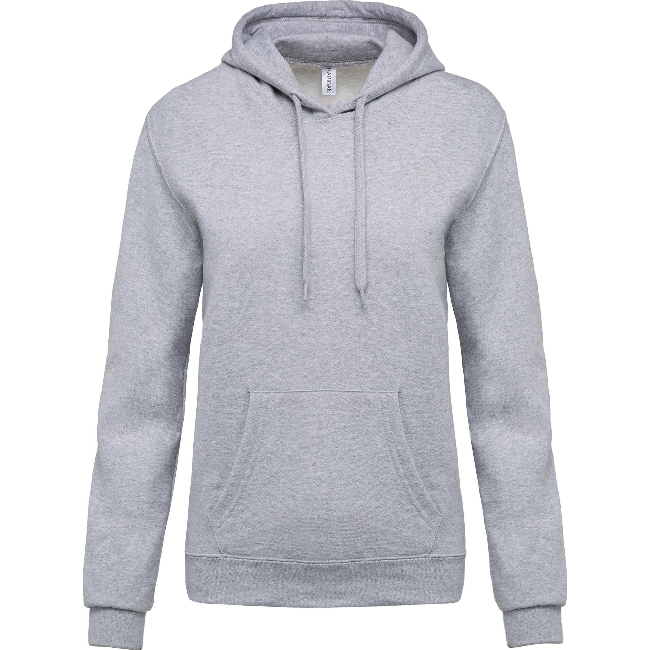 Kariban, Herren, Pullover, Hoodie, Rot, (L)
