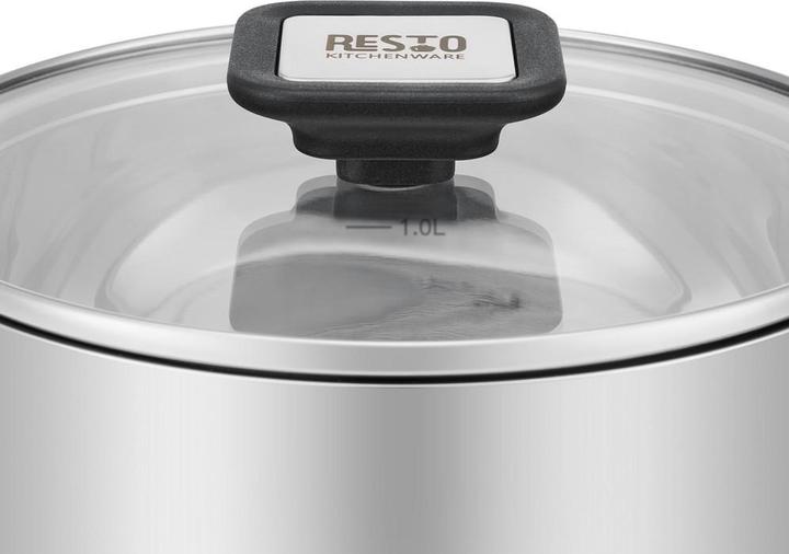 Image du produit Resto CASSEROLE D16CM 1.8L/92201 (Casserole à manche, Acier inoxydable, 16 x 9 cm)