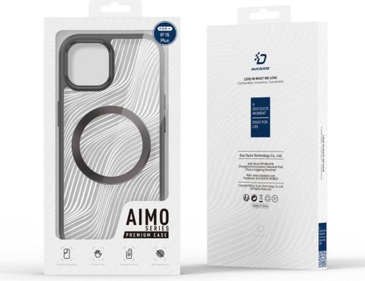 Produktbild Dux Ducis Armored case for iPhone 15 Plus with MagSafe Aimo Mag - black (Apple iPhone 15 Plus)