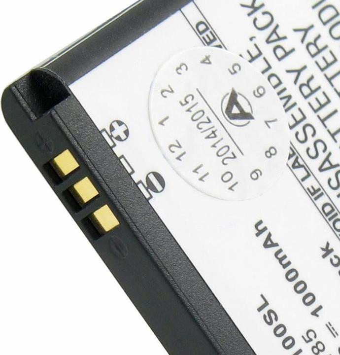 Actual product image AccuCell Battery for Mobistel Cynus E1 Battery BTY26185, MT-350b