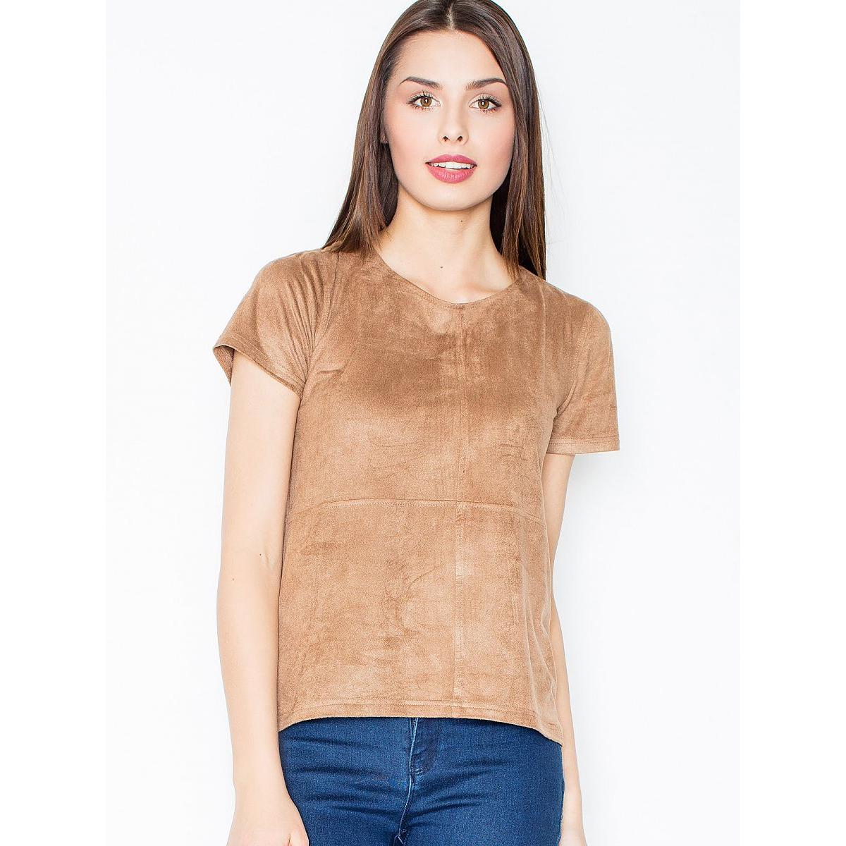 Figl, Damen, Bluse, Bluse, Braun, (XL)