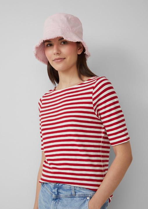 Produktbild S.Oliver Hut Bucket-Hat aus Canvas mit Fransen (One Size)