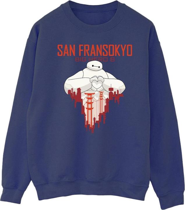 Produktbild Disney Big Hero 6 Baymax San Fransokyo Heart Sweatshirt (3XL)