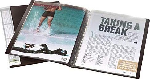 Image du produit Durable Livret de présentation Duralook A4 noir, 50 pochettes (A4, 1x)