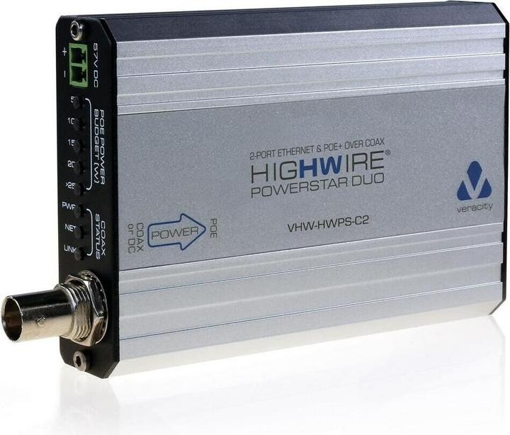 Produktbild Veracity HIGHWIRE Powerstar Duo Camera (802.3at (PoE+), 25 W)