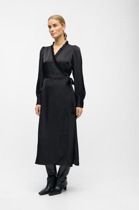 Image du produit Object Maxi-Länge Kleid mit V-Ausschnitt (40)