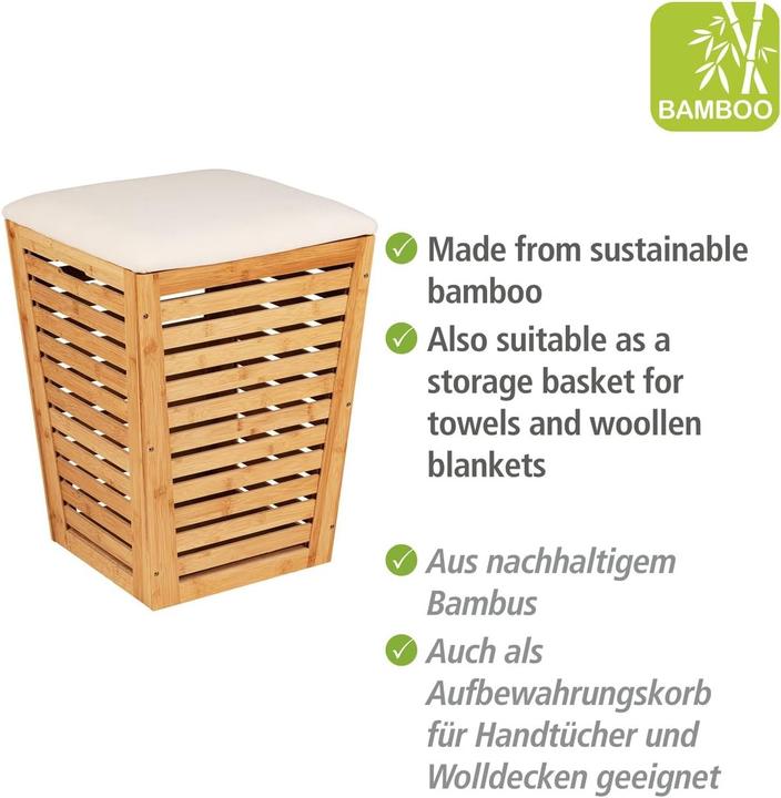 Immagine prodotto Wenko Cassettone per la lavanderia (55 l)