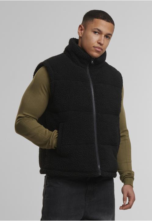Actual product image Urban Classics Basic Teddy Puffer Vest - 211168 (M)