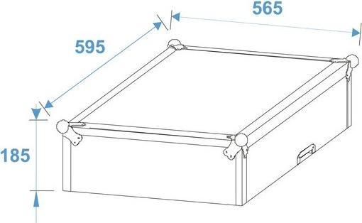 Produktbild Roadinger Spezial-Kombi-Case LS5 Laptop-Rack, 17HE (19" Rack)