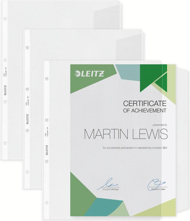 Produktbild Leitz L:Prosp.Hülle PP m.Klappe (A4, 50x)