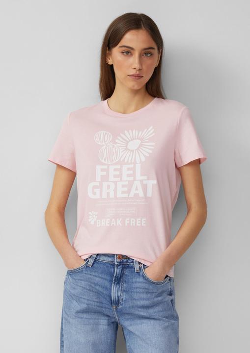 Produktbild S.Oliver T-Shirt Baumwollshirt mit Frontprint (XXL)