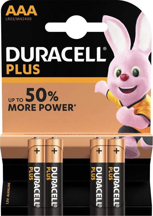 Actual product image Duracell Alkaline Batterie "simply" Micro AAA, 4er Blister (4 pcs., AAA)