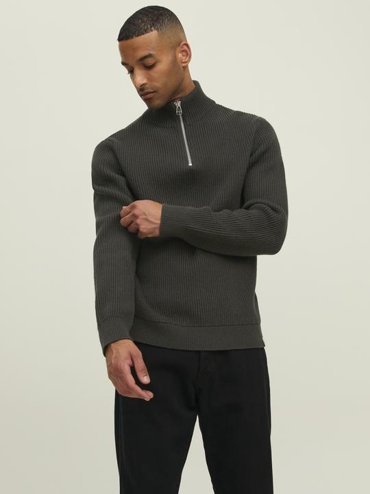 Produktbild Jack & Jones RDD Einfarbig Strickpullover mit Rundhals Strickpullover mit Rundhals (S)