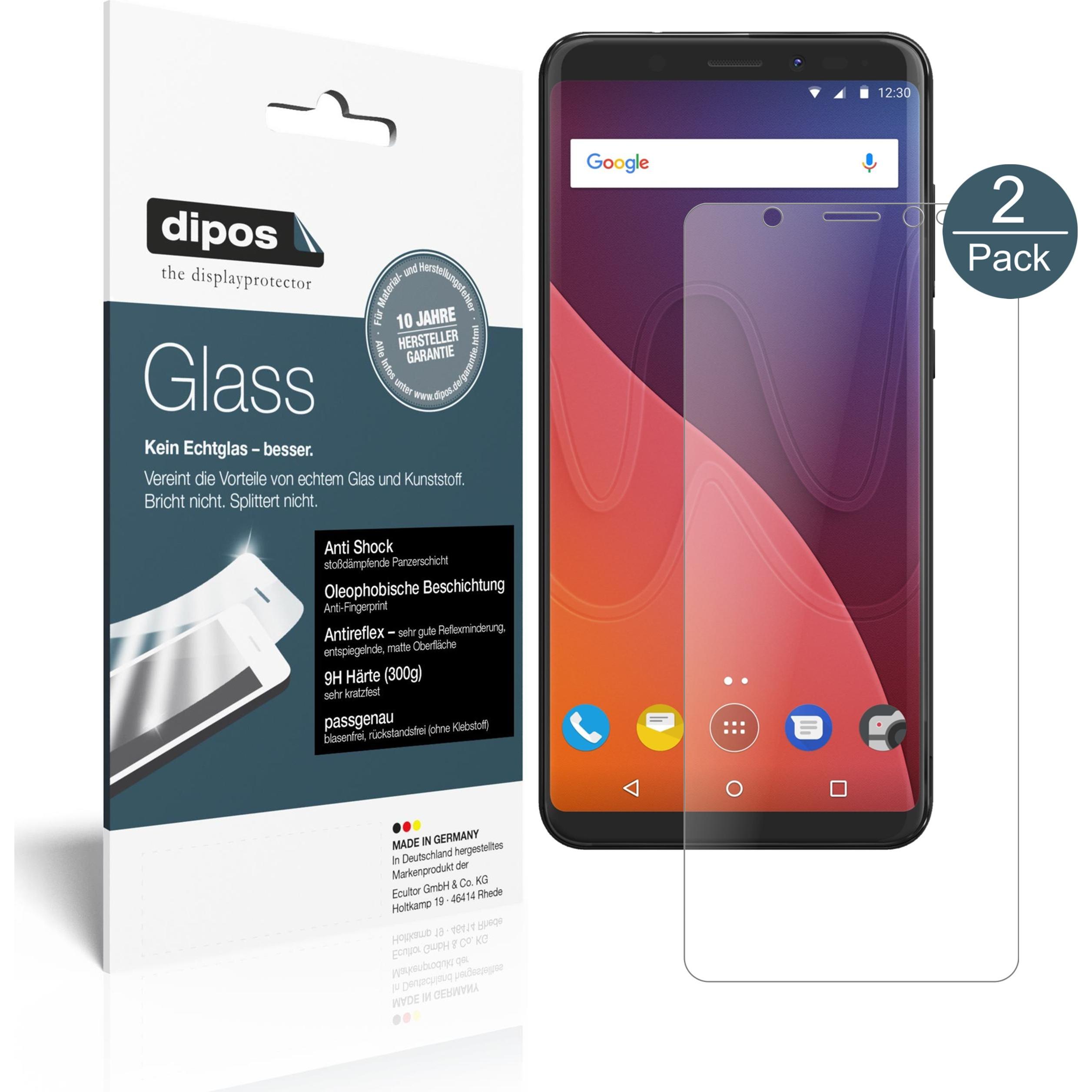 Dipos Displayschutz Anti-Shock (1 Stück, Wiko View XL), Smartphone Schutzfolie, Transparent