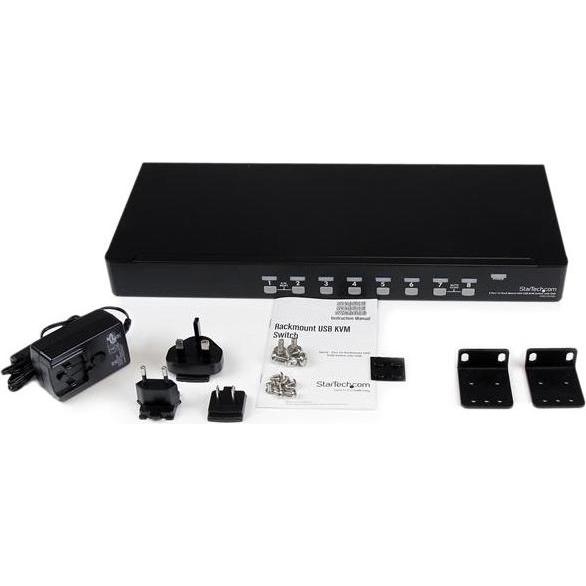 Thumbnail - StarTech 8 Port USB Kvm Switch, KVM Switch, Schwarz