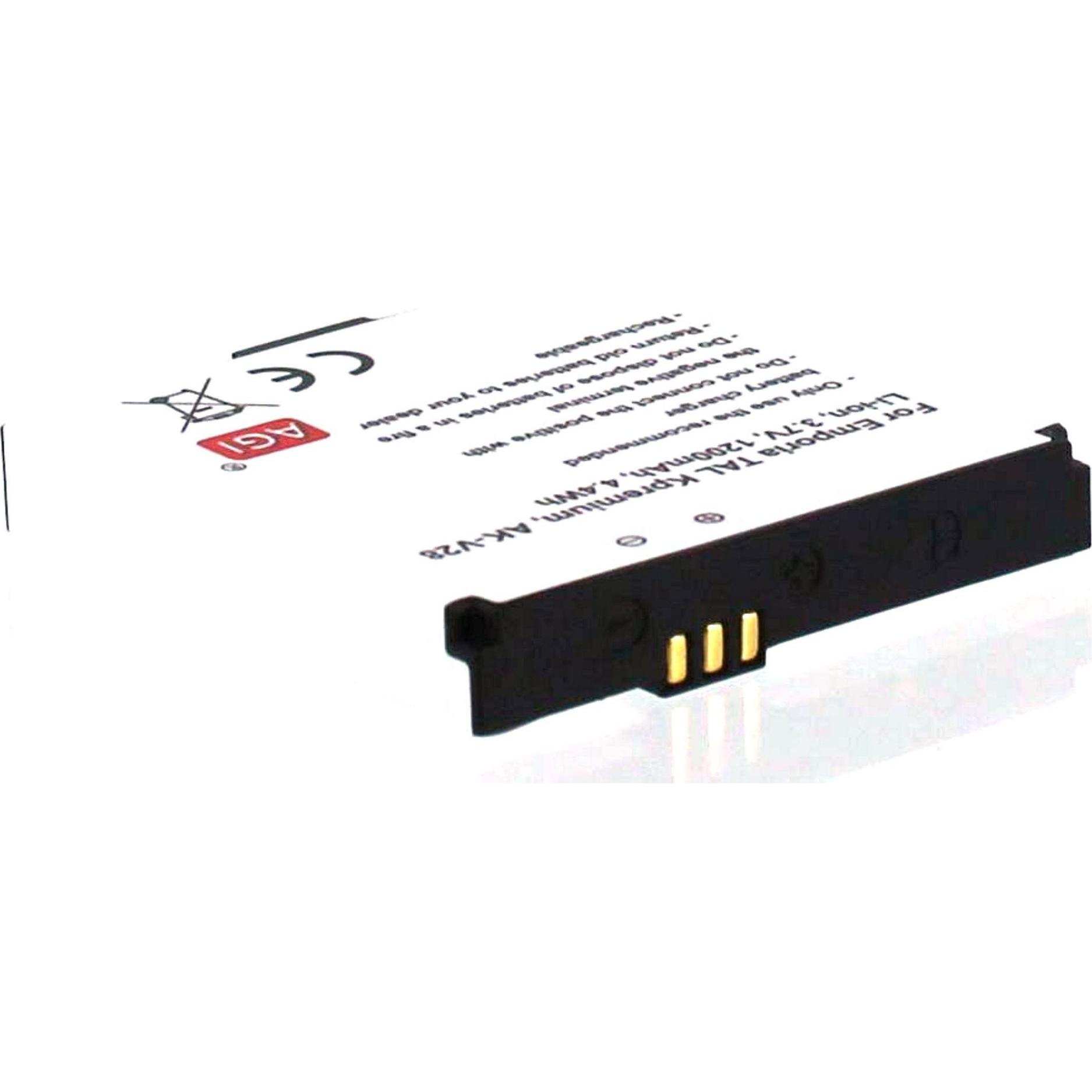 Thumbnail - AGI 94992 - Batterie/Akku - Schwarz - Lithium-Ion (Li-Ion) - 1200 mAh - 3,7 V - 47 m, Smartphone Akku