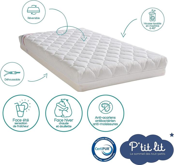 Image du produit P'tit lit Materasso Climatis