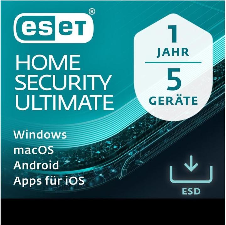 Actual product image ESET HOME Security Ultimate ESD, full version, 5 users, 1 (5 Devices, 12 months)