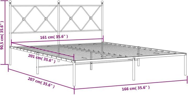 Image du produit vidaXL Bettgestell (160 x 200 cm)