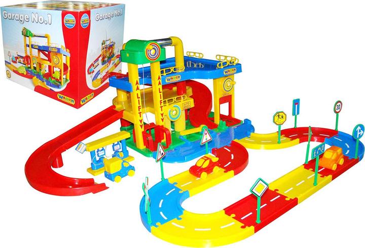 Produktbild Polesie Wader Garage mit Strassenabschnitten