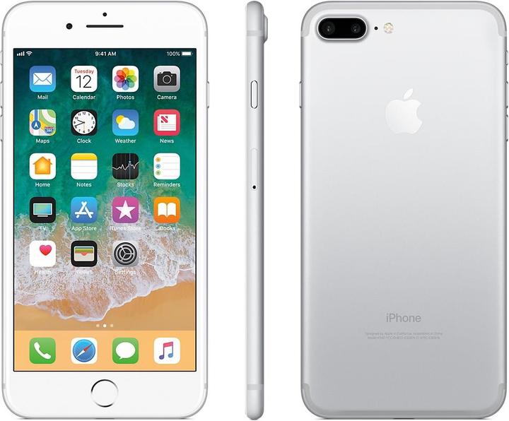 Image du produit Apple iPhone 7 Plus (128 Go, Silver, 5.50", SIM simple, 12 Mpx, 4G)