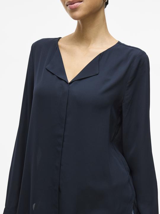 Produktbild Vila High Low geteilter Kragen Hemd (XXL)