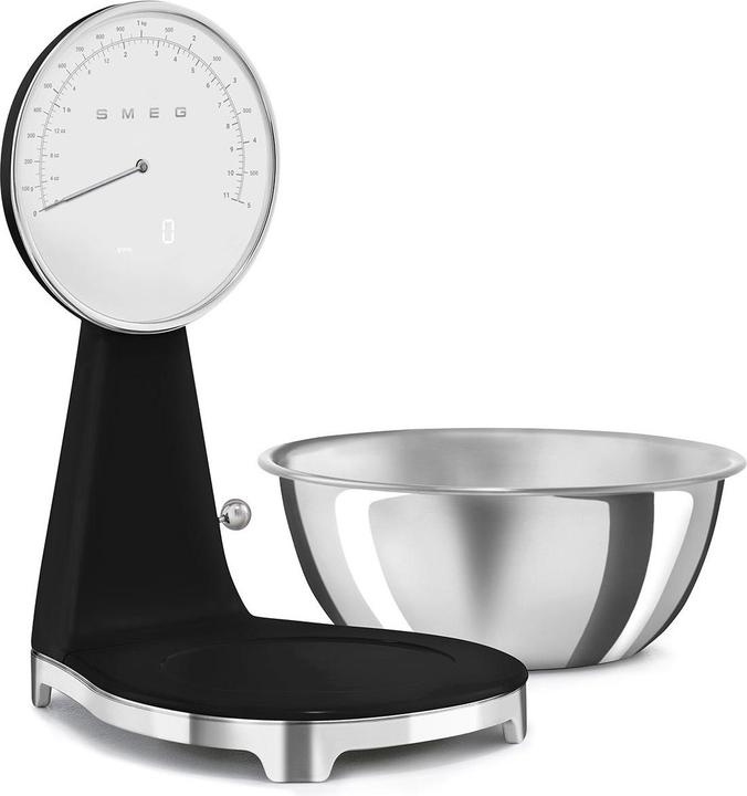 Productafbeelding Smeg KSF01BLWW Keukenweegschaal, zwart