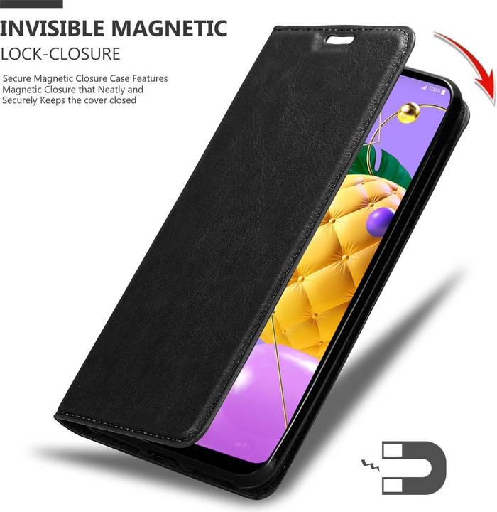Actual product image Cadorabo Book Invisible Magnet Cover (LG K52)