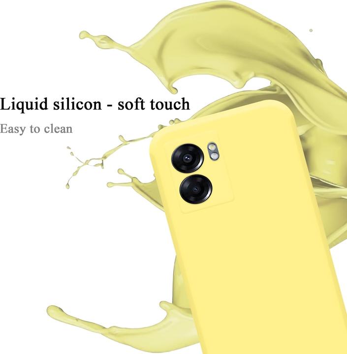 Actual product image Cadorabo TPU Liquid Silicone Case Cover for Oppo A57 5G / A77 5G / Realme V23 (Oppo A57 5G, Oppo A77 5G, Realme V23 5G)