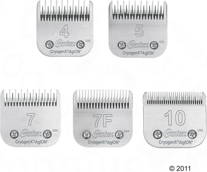 Actual product image Oster Shearing heads for clippers from Shearing head no. (length) (Dog)