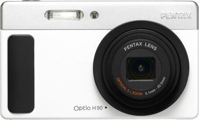 Pentax Optio H90, 12MP, zoom 5x, filmati HD, argento/bianco (1/2,3'')