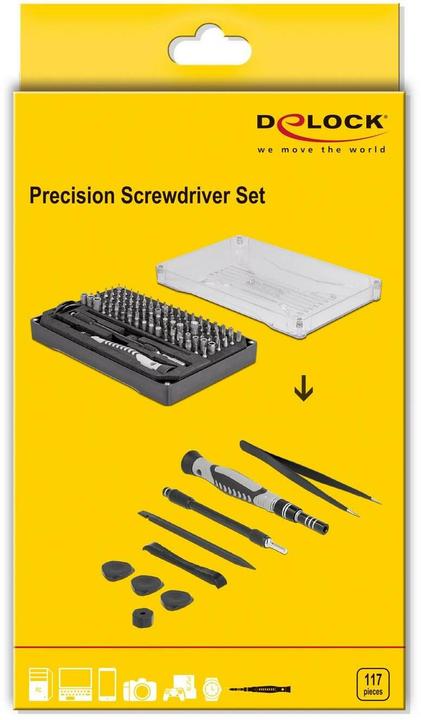 Produktbild Delock Werkzeugset Schraubendreher 117-teilig