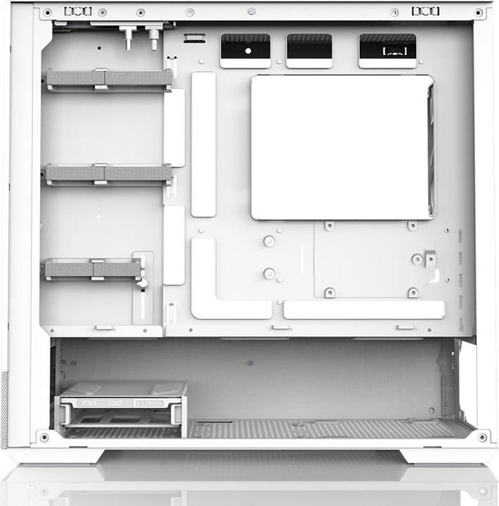 Actual product image Zalman P30 AIR White, ARGB Fan x3 (Mini-ITX, mATX)