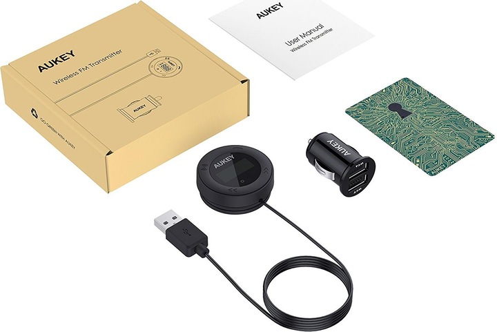 Produktbild Aukey BT-F4 Wireless FM Transmitter and Receiver