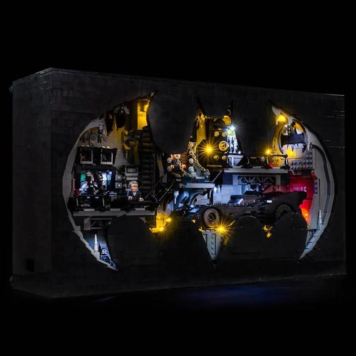 Actual product image Light my bricks LEGO® DC Batcave Shadow Box #76252 Light Kit