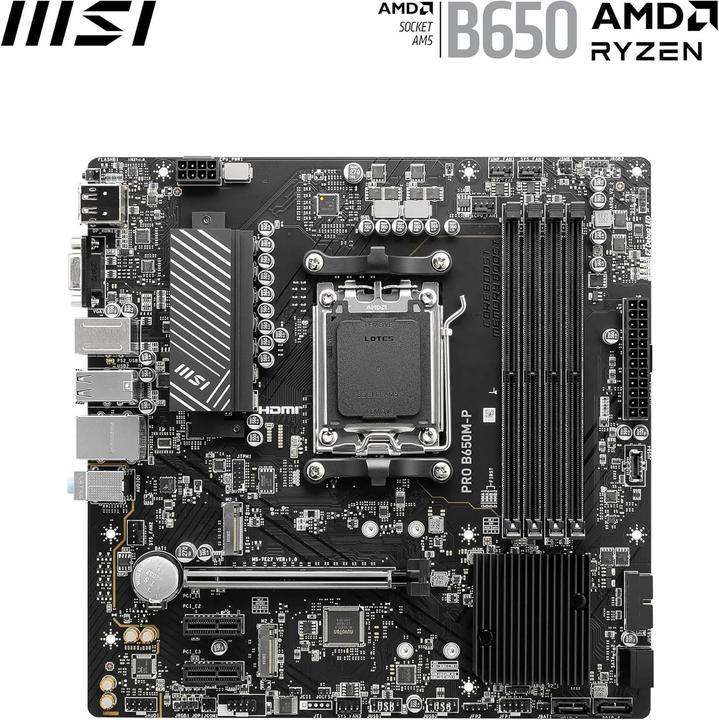 Productafbeelding MSI Pro B650M-P (AM5, AMD B650, mATX)