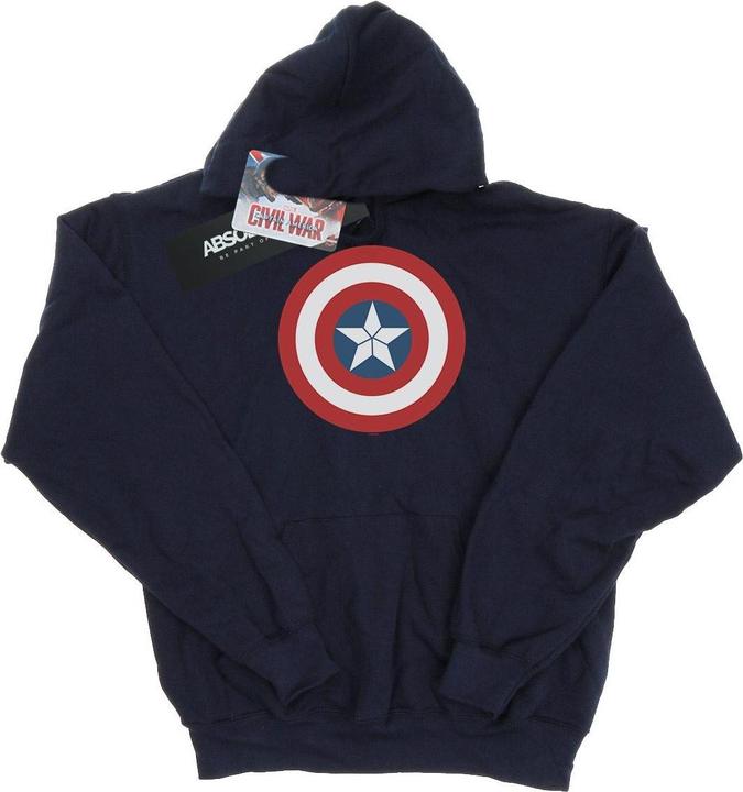 Produktbild Captain America Civil War Shield Kapuzenpullover Jungen (140, 146)