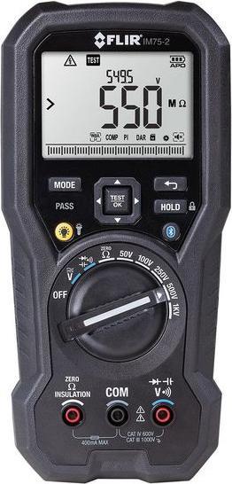 Flir Testeur d'isolation et multimètre numérique, 4MOhm... 20GOhm, IP54 (CAT III)